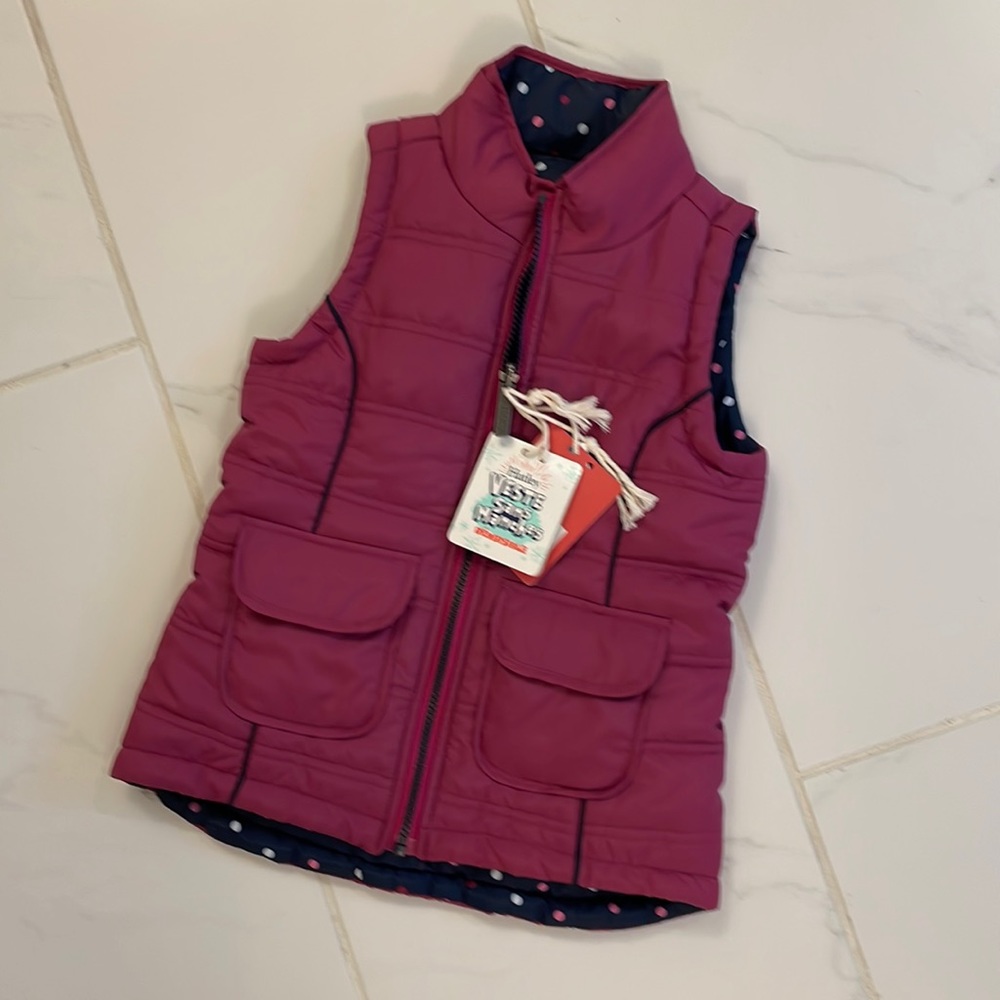 NWT Hatley reversible vest